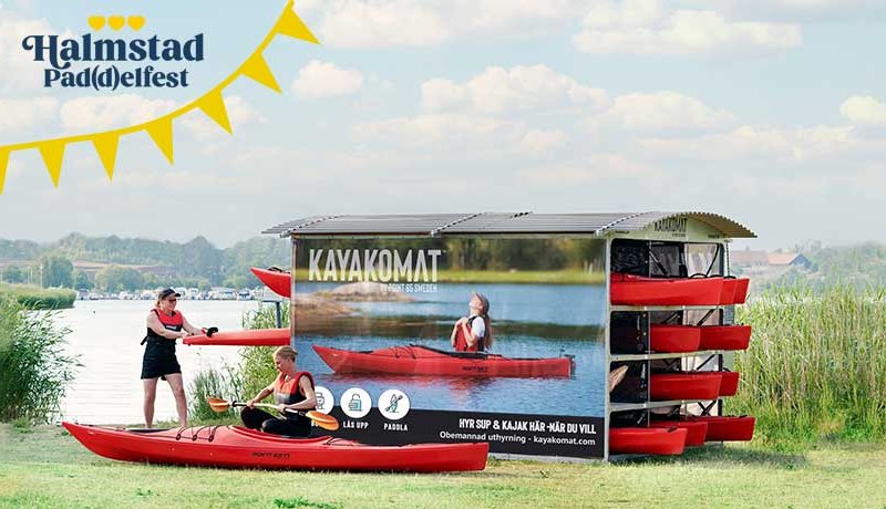 Bildbeskrivning saknas för evenemanget: Prova på att paddla kajak med Kayakomat i Halmstad city