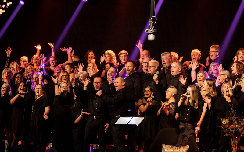 Bildbeskrivning saknas för evenemanget: Konsert med Gnosjö Gospel
