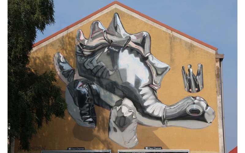 Bildbeskrivning saknas för evenemanget: Konstpromenad: Street art - väggmålningar i Halmstad 