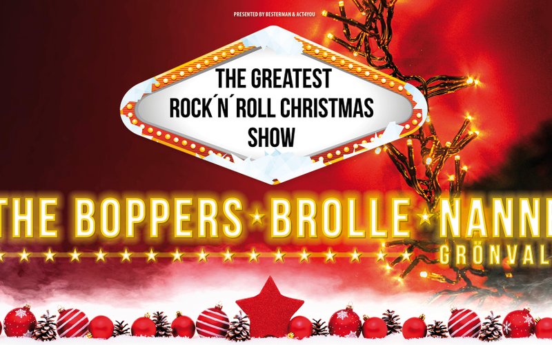 Bildbeskrivning saknas för evenemanget: The Boppers, Brolle, & Nanne Grönvall - Rock N Roll Christmas Show