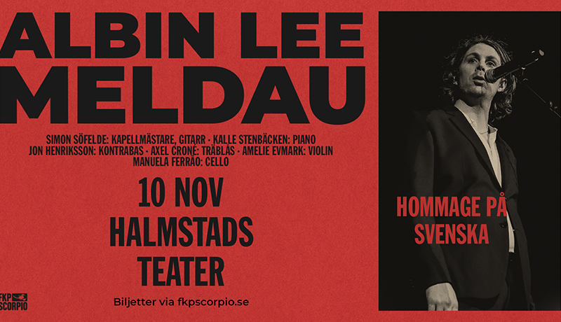 Bildbeskrivning saknas för evenemanget: Albin Lee Meldau - Hommage på svenska