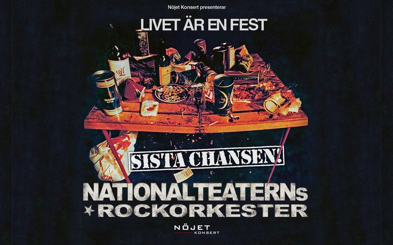 Bildbeskrivning saknas för evenemanget: Nationalteaterns Rockorkester Turné 2022 - Sista chansen!